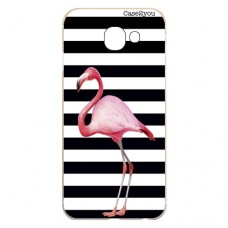Capa para Samsung Galaxy J6 Plus Case2you - Flamingo Listrado